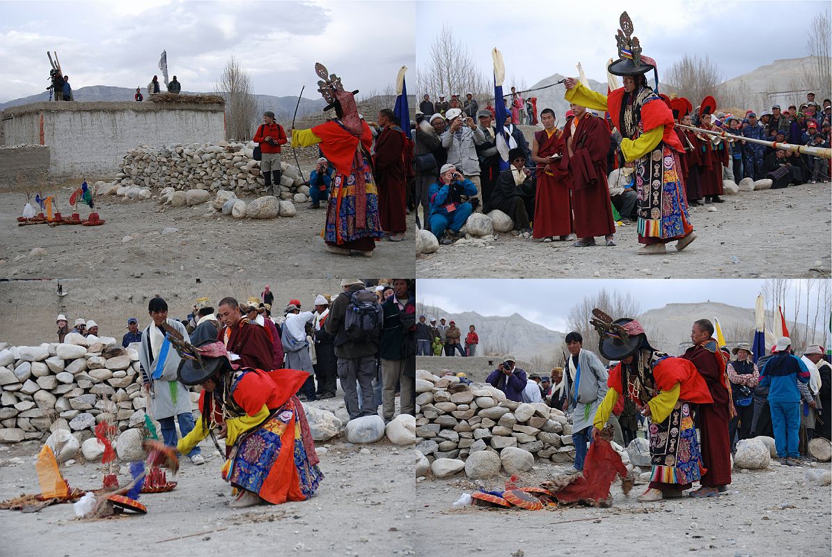 Mustang Lo Manthang Tiji Festival Day 3 09-2 Dorje Jono Final Attacks On Demon Father